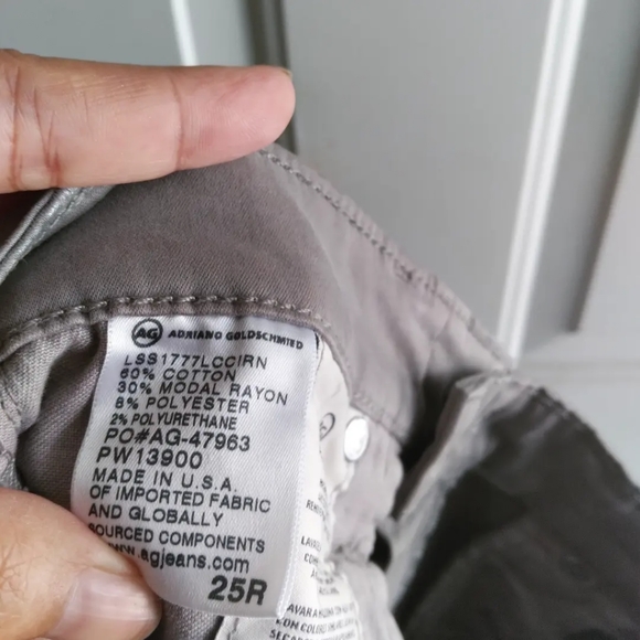 AG Adriano Goldschmied Silver Skinny Jeans - Picture 6 of 6